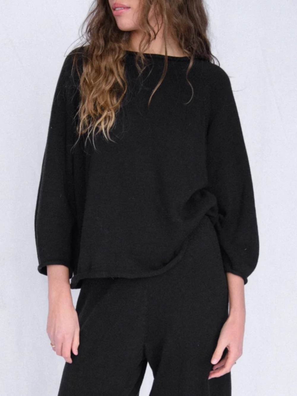 Sounderhaus Jeanie Sweater in True Black